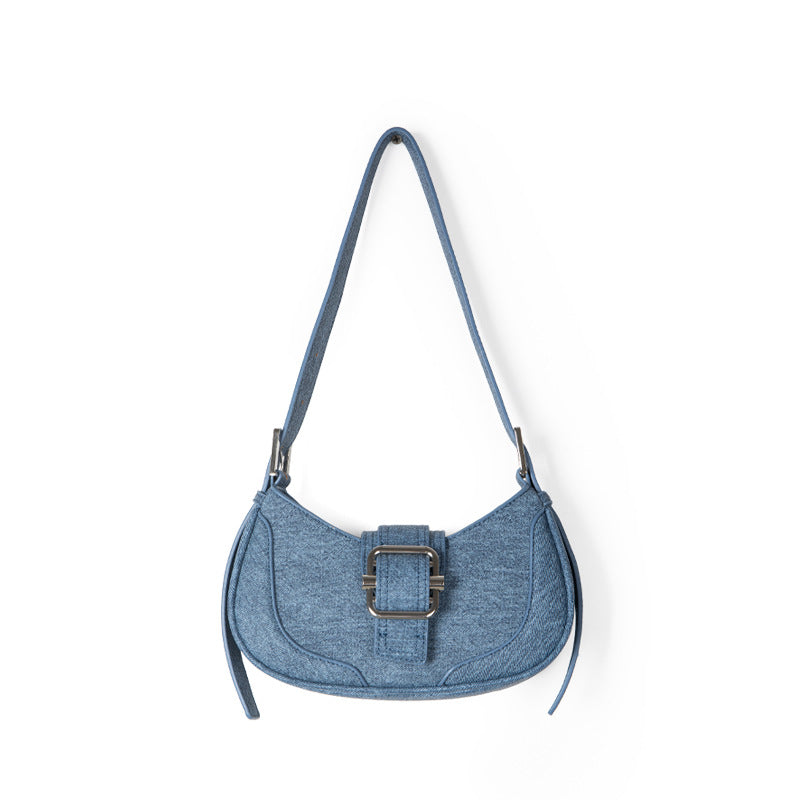 Unique Women's Color-Block Baguette Bag - 2022 Edition