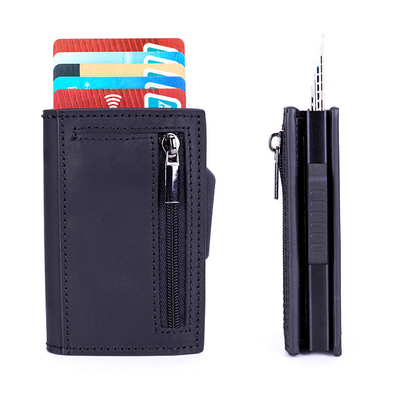 Vintage Metal RFID Credit Card Holder and Business Case