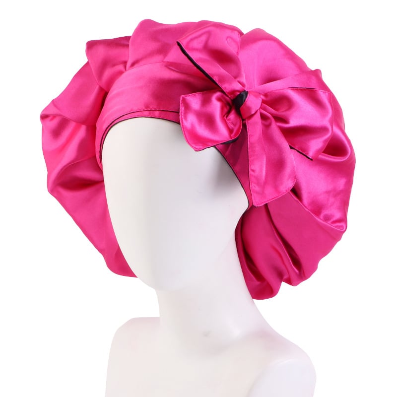 Trendy Double Satin Hair Care Hat for Women