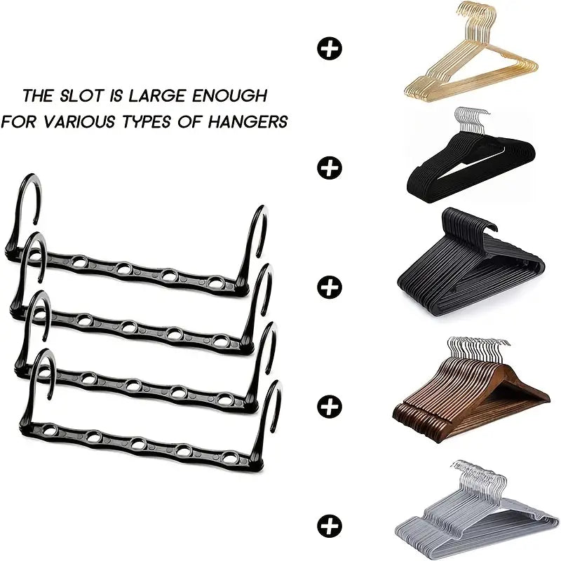Foldable Magic Hanger with Multifunctional Hooks (1/2 pcs)