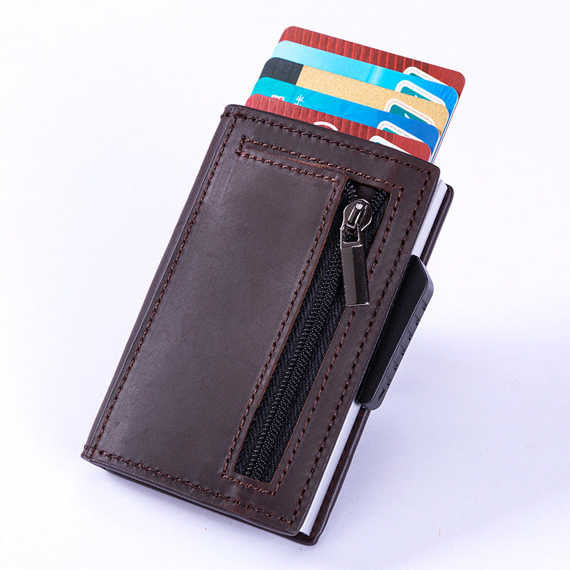 Vintage Metal RFID Credit Card Holder and Business Case