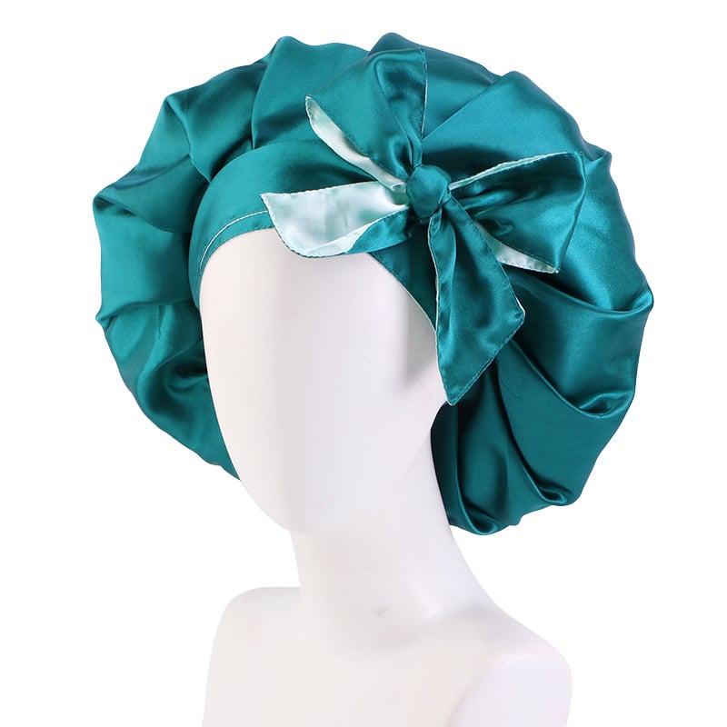 Trendy Double Satin Hair Care Hat for Women