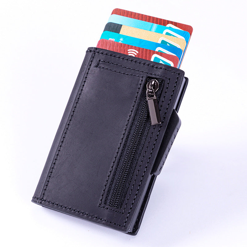 Vintage Metal RFID Credit Card Holder and Business Case